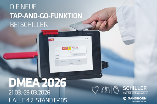 SCHILLER auf der DMEA 2026 in Berlin